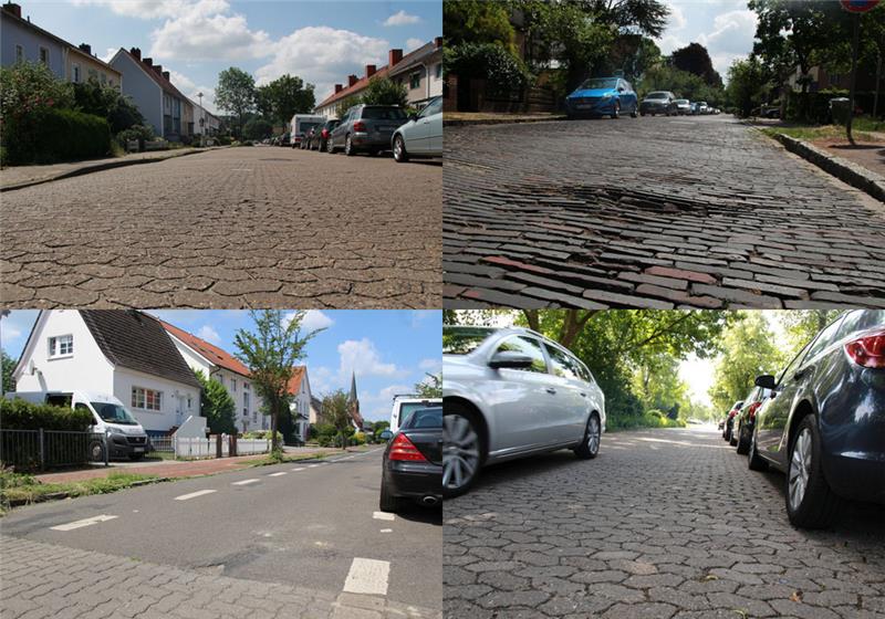 Diese Straßensanierungs-Projekte sind in den kommenden drei Jahren geplant: Die Hastedtstraße soll als erste instandgesetzt werden. Parkstraße und Halepaghenstraße sollen im Jahr 2020 folgen. 2021 ist dann die Sanierung der Carl-Hermann-Richter-Straße geplant. Fotos: Richter