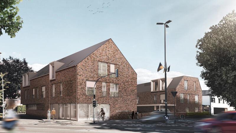Abriss hat begonnen: Das Türmchenhaus in Altkloster weicht Mehrfamilienhäusern Diese Visualisierung des Architekturbüros Frenzel und Frenzel zeigt, wie die beiden Mehrfamilienhäuser auf dem Grundstück Marktstraße 9 in Altkloster aussehen werden.