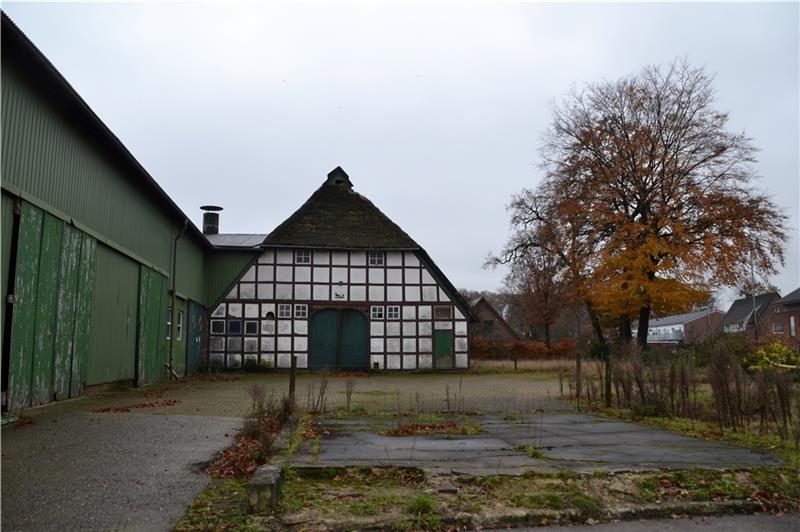 Politik in Himmelpforten fordert Ersatz für gefällte Bäume Diese alte Hofstelle in der Straße Forth soll einem Mehrgenerationenprojekt weichen. Foto: Helfferich