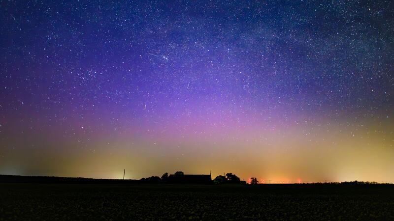 Experte fordert Skala für Weltraumwetter-Warnungen Dieses Nordlicht (Aurora borealis) wurden durch eine Wolke elektrisch geladener Teilchen eines Sonnensturms in der Erdatmosphäre erzeugt.