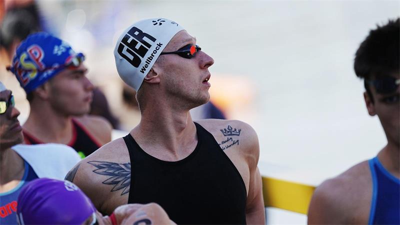 Gose bejubelt EM-Gold - Wellbrock in der Seine ausgebremst Diesmal ohne Medaille: Top-Schwimmer Florian Wellbrock.