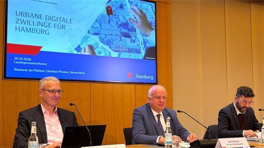 Digitale Zwillinge sollen Planungen in Hamburg erleichtern und transparenter machen. 