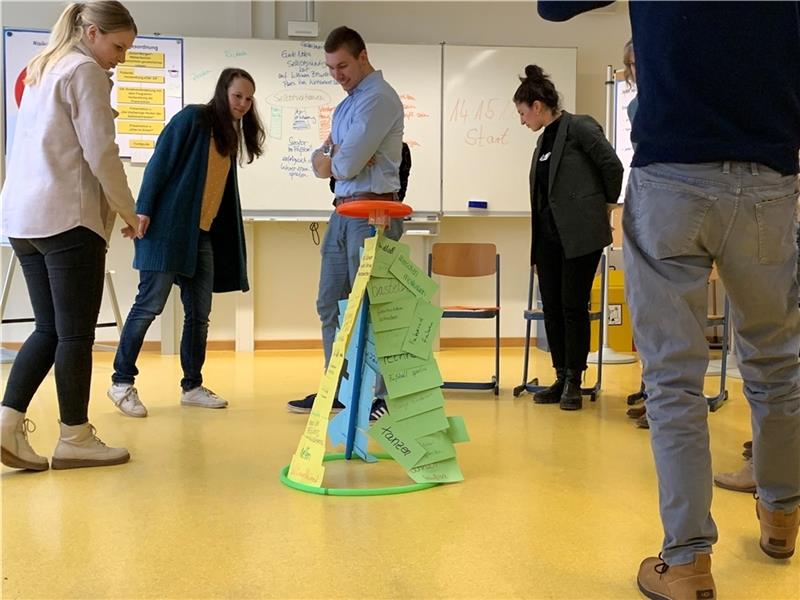 Gewalt an Schulen: Was Lehrer im Landkreis jetzt lernen Diverse Ideensammlungen der Lehrkräfte flossen in das Ergebnis der Gruppenarbeit bei dem Seminar mit ein. Foto : Johann Book