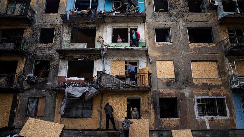 Dobropillja hat es nicht das erste Mal getroffen im russischen Angriffskrieg. 