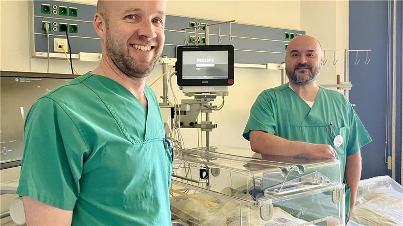 Pädiatrie: Warum es in der Kinderklinik Rotenburg anders läuft Doktor Niko Arp und Doktor Timo Grüter leiten gemeinsam als Doppelspitze die Pädiatrie und betonen, dass die Kinderklinik nicht mit anderen Stationen vergleichbar ist.
