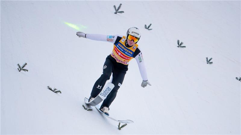 Domen Prevc war in der Qualifikation nicht so stark wie zuletzt.