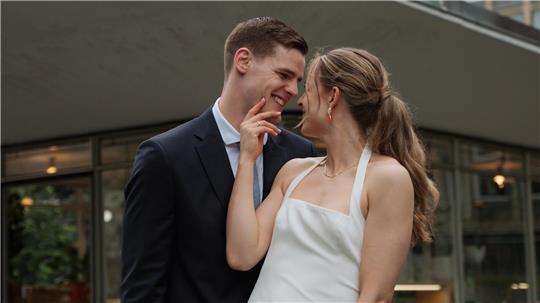 Dominik und Isabelle Axmann sind seit fünfeinhalb Jahren ein Paar.