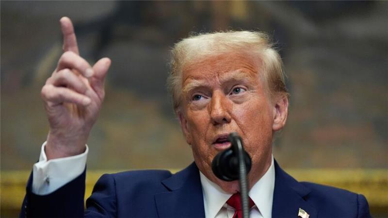 Donald Trump droht Kalifornien Hilfen aus Washington zu streichen. (Archivbild)