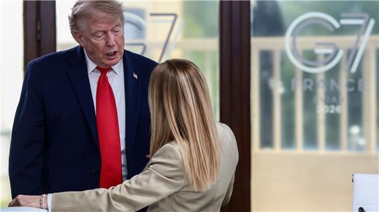Donald Trump legte im Streit mit der italienischen Regierungschefin nach, Meloni konterte. (Archivfoto)