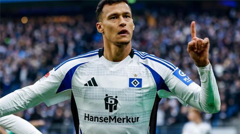 Doppel-Torschütze und pro Polzin: HSV-Stürmer Davie Selke
