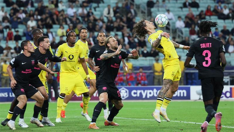 Dortmund um Stürmer Fabio Silva war im Olympiastadion gefordert.