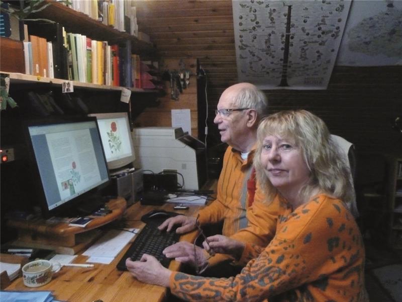 Sie lieben ihre Heimat im Estetal Dr. Berthold Hohmann und Barbara Gerhold bei der Arbeit.