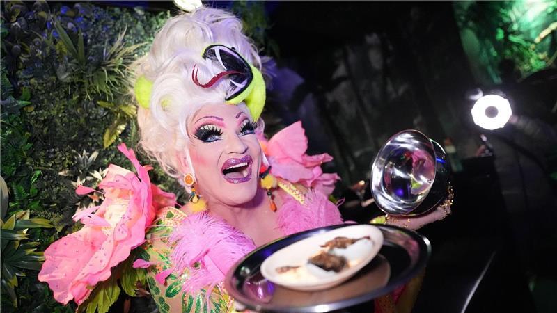 Dragqueen Olivia Jones eröffnet in Hamburg eine Reality-TV-Bar.