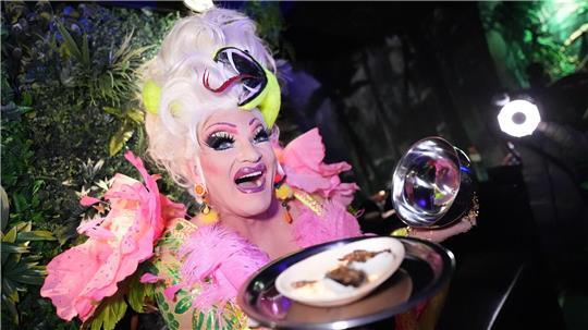 Dragqueen Olivia Jones eröffnet in Hamburg eine Reality-TV-Bar.