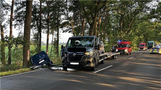 Drei Menschen wurden bei einem Unfall im Kreis Rotenburg verletzt. Foto Polizei