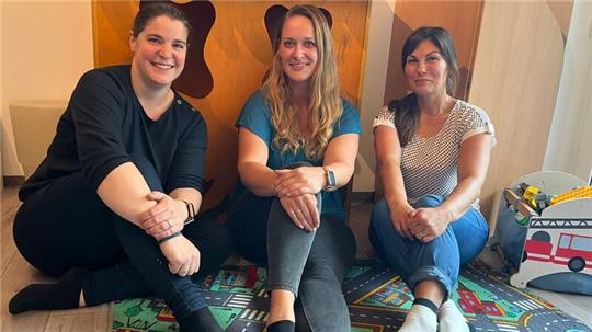 Drei Tagesmütter mit drei unterschiedlichen Konzepten: Jennifer Reiß, Maike Prange und Gabriela Bulut (von links).