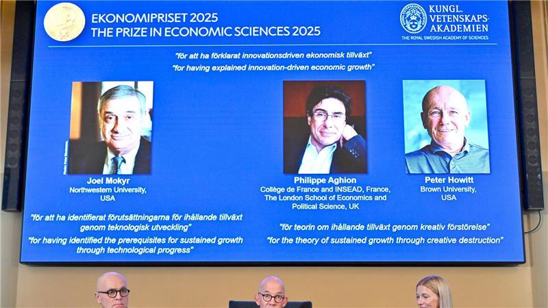Drei Wachstumsforscher werden mit dem diesjährigen Wirtschaftsnobelpreis geehrt.