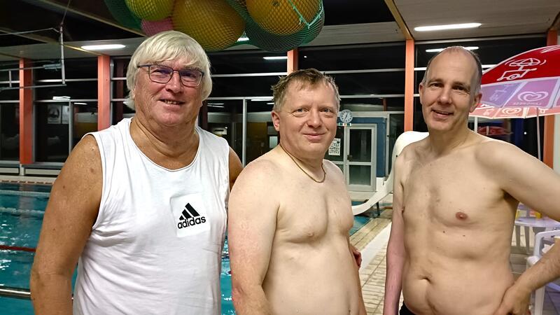 Drei engagierte Ratsherren: Fördervereinsmitglied Dirk Ludewig (von links), Bernd Mattern und Fördervereinsmitglied Jens Schütt.