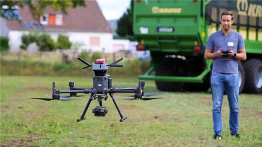 Drohnen könnten mit 5G künftig dabei helfen, Pflanzen und Felder zu analysieren.