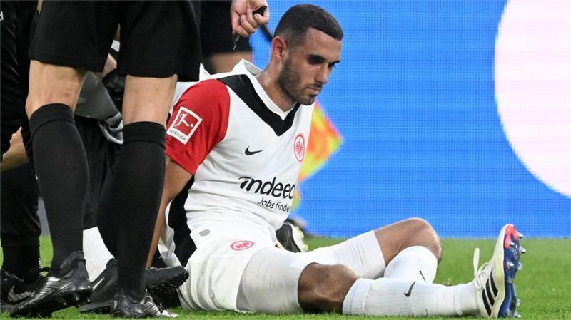 Droht gegen Kiel auszufallen: Frankfurts Mittelfeldspieler Ellyes Skhiri.