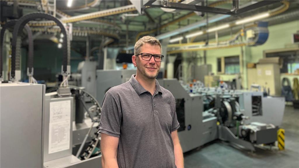 Druckereileiter André Kunz.