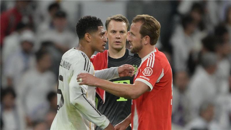 Geburtstagskind Kompany hat vor Real keine Feier-Gedanken Dürfen Manuel Neuer (m) und Harry Kane (r) gegen St. Pauli durchschnaufen? (Archivbild)
