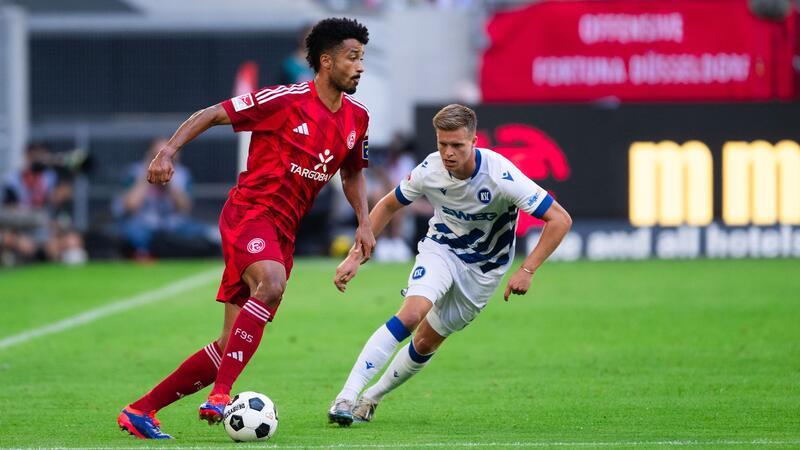 Düsseldorf verpasst zweiten Saisonsieg: 0:0 gegen KSC Düsseldorf bemühte sich beim 0:0 gegen Karlsruhe vergeblich um ein Tor.