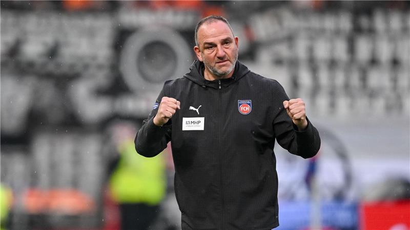 Nächster Dämpfer: Eintracht spielt 1:1 in Heidenheim Durfte eine Führung bejubeln: FCH-Coach Frank Schmidt