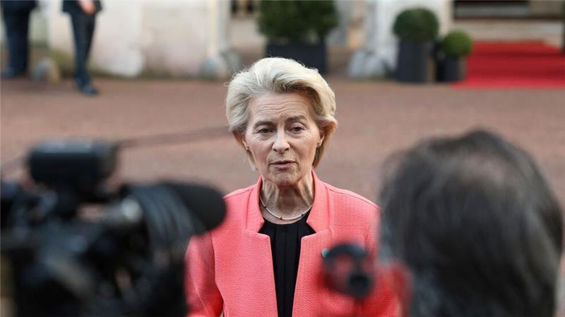 EU-Kommissionspräsidentin Ursula von der Leyen mahnt zur Wiederaufrüstung Europas.
