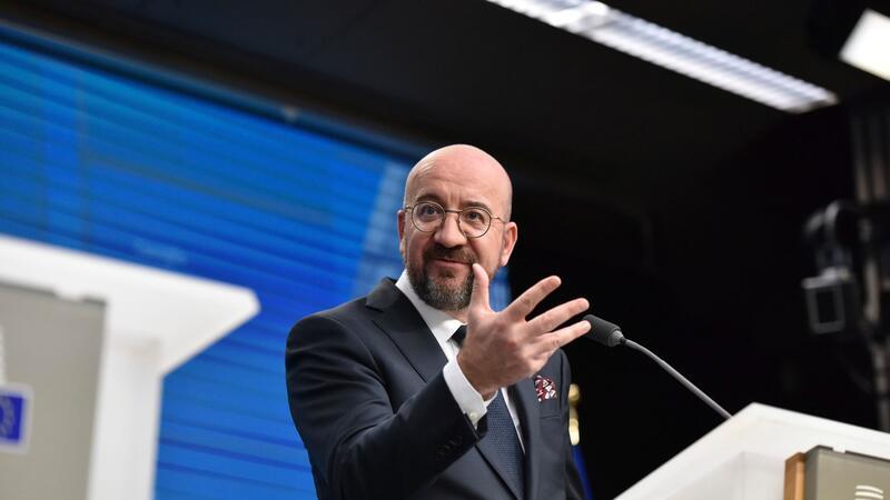 EU-Ratschef Charles Michel sagt zum Tod Raisi: „Unsere Gedanken sind bei den Familien.“