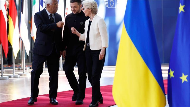 EU scheitert mit Plänen zum Jahrestag des Ukraine-Kriegs EU-Ratspräsident Costa will mit der ukrainischen Führung über das Streitthema Öllieferungen reden. (Archivbild)