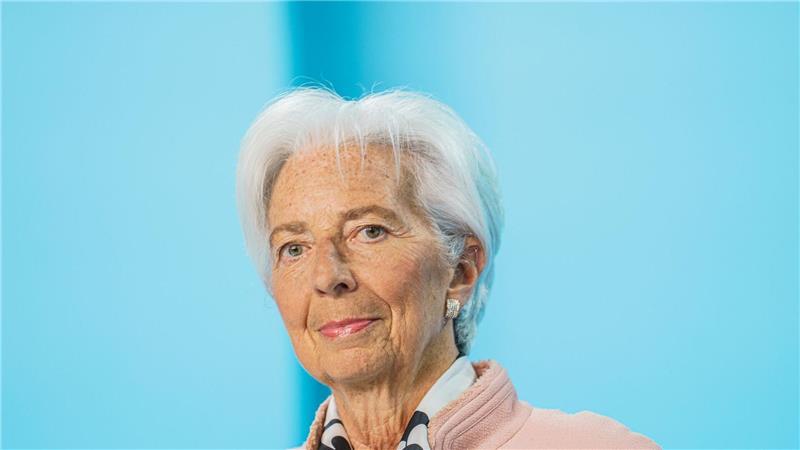 EZB-Präsidentin Christine Lagarde erwartet mehr Gegenwind für die europäische Wirtschaft 