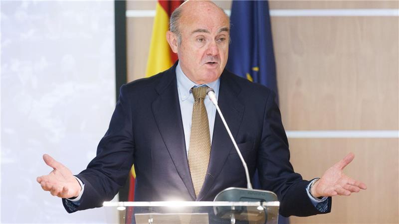 EZB will Kapitalregeln für Banken vereinfachen EZB-Vize de Guindos stellte die Empfehlungen der „Taskforce“ vor. (Archivbild)