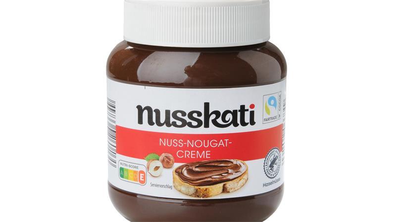 Das ist der beste Schoko-Aufstrich – und es ist nicht Nutella Ebenfalls mit der Note 2,0 bewertet wurde die „Nusskati Nuss-Nougat-Creme“ von Aldi.