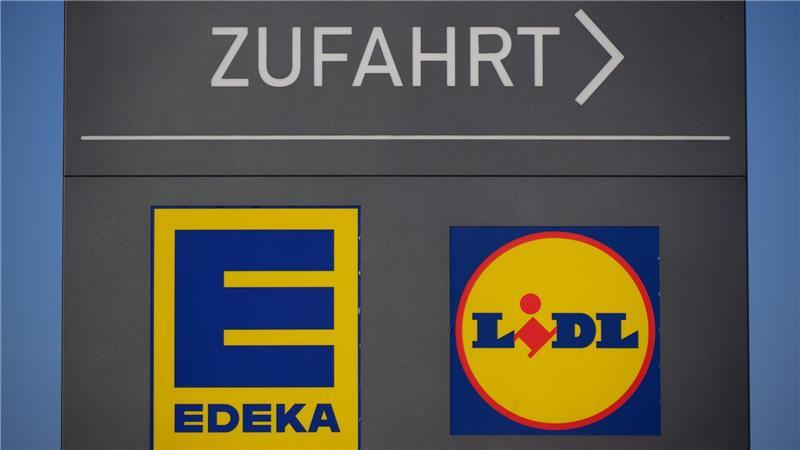 Edeka und Lidl zählen zu den größten Lebensmittelhändlern in Deutschland.