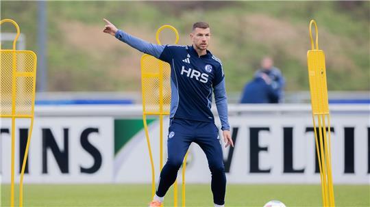 Edin Dzekos erstes Training auf Schalke lockt über 1.000 Fans an.
