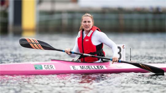 Edina Müller hat bei den Paralympics im Kajak über 200 Meter die Bronzemedaille gewonnen.
