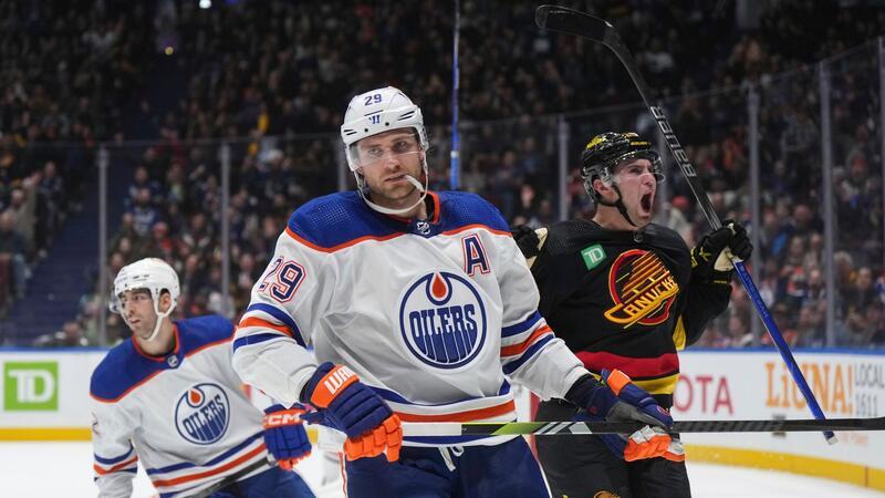 NHL: Draisaitl trifft bei Kantersieg der Oilers Edmontons Leon Draisaitl machte gegen die Ducks ein starkes Spiel.