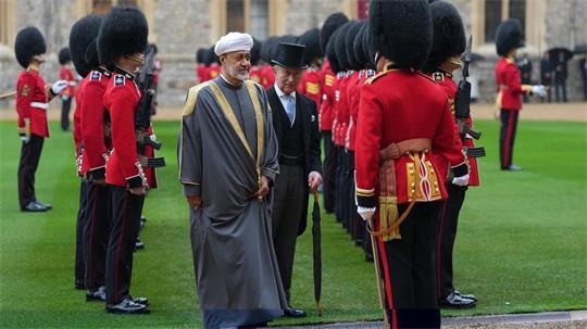 Ehrenwache für den Sultan in Großbritannien