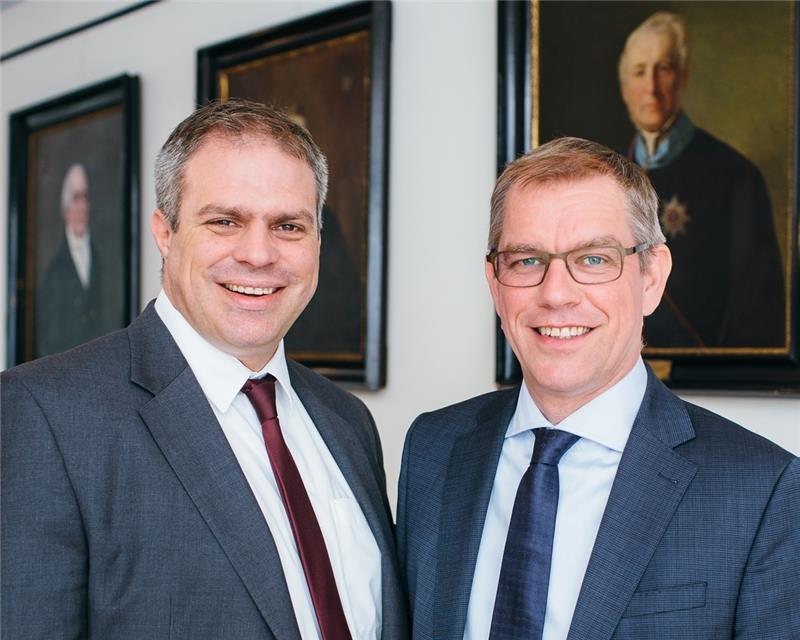 Eike Schenk ist Nachfolger von Matthias Schicke (rechts).