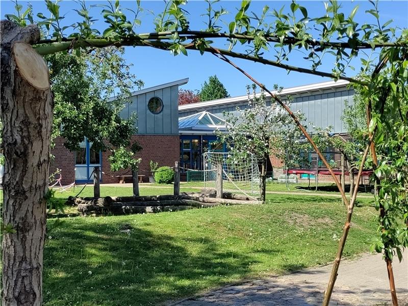 Ein Anbau ist geplant, um die Kinder-Betreuung zu sichern: Der Moorwichtel-Kindergarten in Horneburg soll erweitert werden. Foto: Lohmann