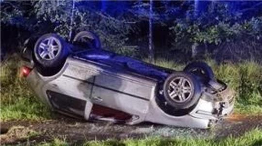 Ein Autofahrer hat sich bei einem Unfall bei Revenahe verletzt.