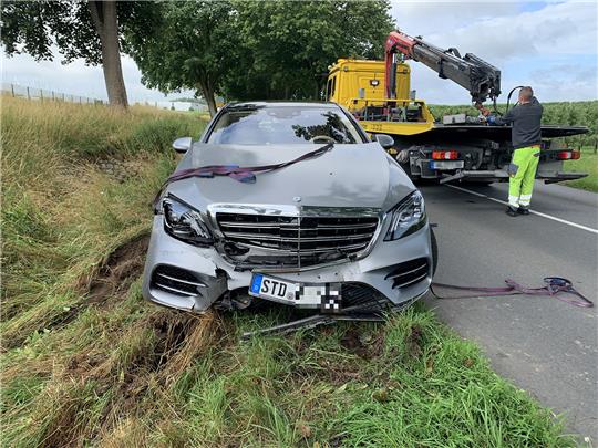 Ein Autofahrer ist am Donnerstag in Hedendorf verunglückt. Foto: Polizei