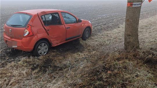 Ein Autofahrer ist in Ahlerstedt verunglückt.