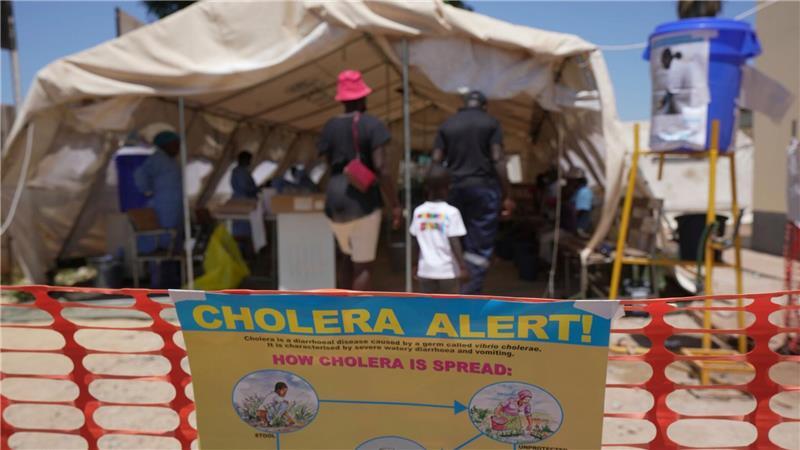 Ein Behandlungszentrum für Cholera-Patienten (Archivbild)