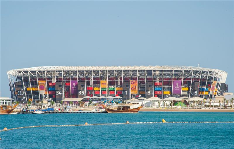 Wie die deutschen TV-Sender über die WM berichten Ein Blick auf das 974-Stadion in Katar.