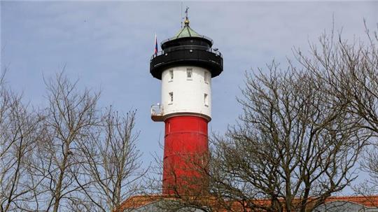 Ein Blick auf den alten Leuchtturm der Insel.