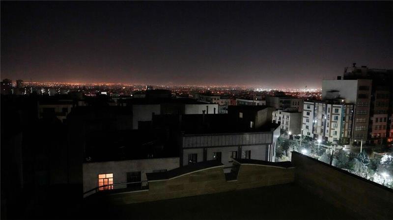 Ein Blick auf die iranische Hauptstadt Teheran am frühen Samstag.