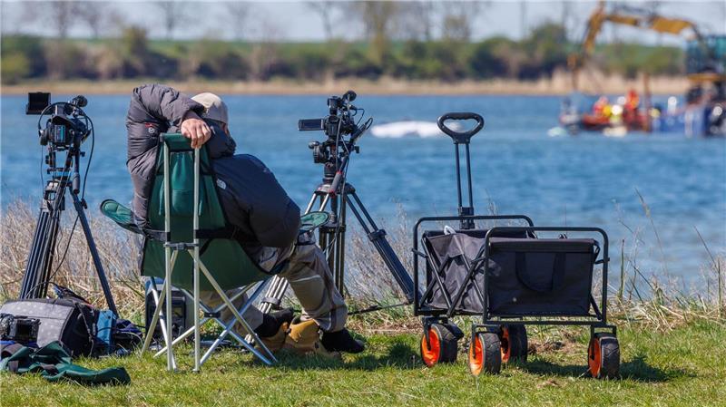 Ein Buckelwal hat teils internationale Presse auf die Insel Poel gelockt.