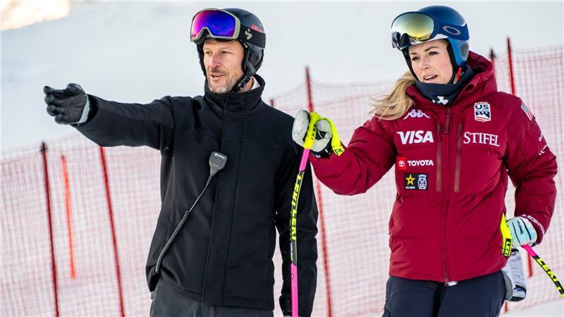 Kampf den Kritikern: Krönt Vonn am Ende ihr Mega-Comeback? Ein Dream Team? Lindsey Vonn wird von Ex-Abfahrtsstar Aksel Lund Svindal trainiert.